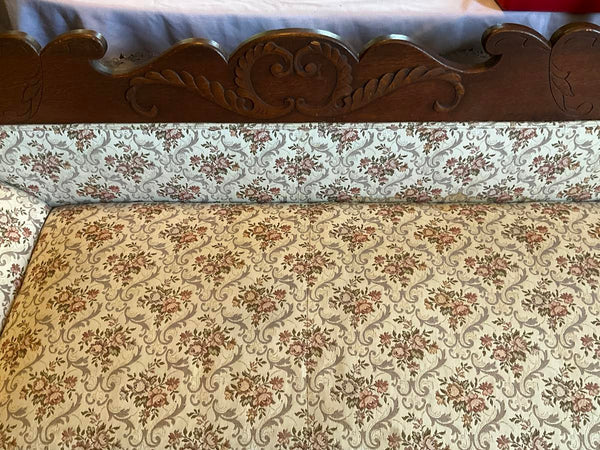 LATE 1800'S FAINTING SOFA SETTEE
