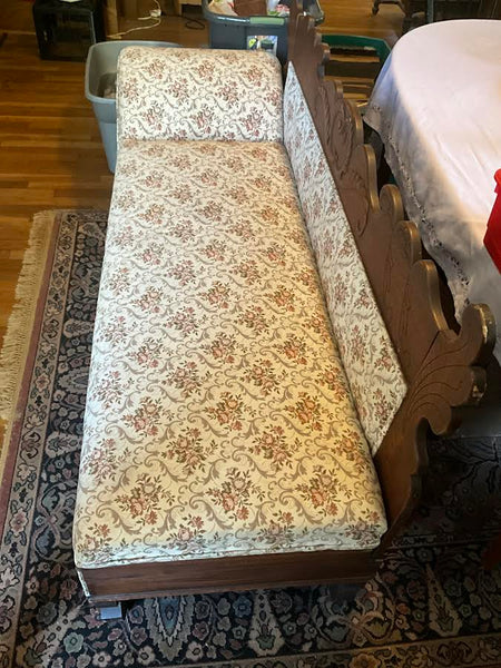 LATE 1800'S FAINTING SOFA SETTEE