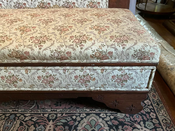 LATE 1800'S FAINTING SOFA SETTEE