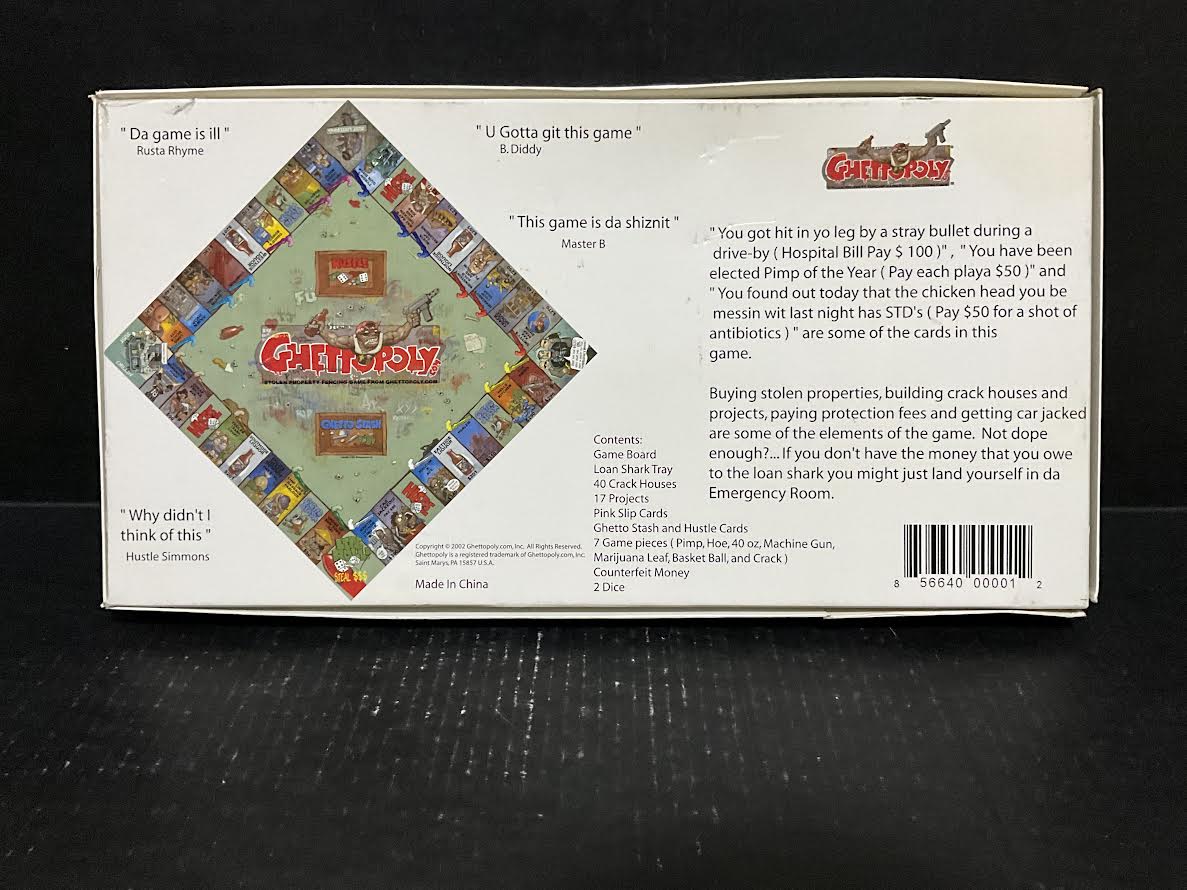 Ghettopoly Boardgame ゲットーポリー Amazon.com: Ghettopoly Game by Ghettopoly : Video Games