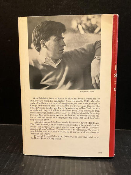 1970 DECLINE AND FALL BY OTTO FRIEDRICH 1ST EDITION (HARDCOVER + DUST JACKET)