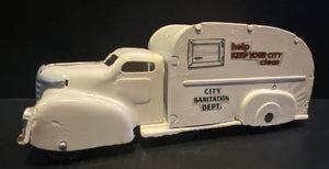 VINTAGE MARX TOYS GMC CAB CITY SANITATION TRASH GARBAGE