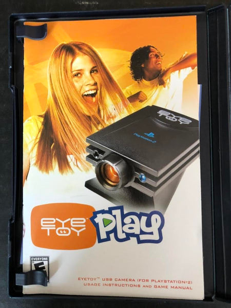 2003 PLAYSTATION 2 SONY EYE TOY PLAY (INCLUDES DISC, BOOKLET, AND ORIGINAL BOX)