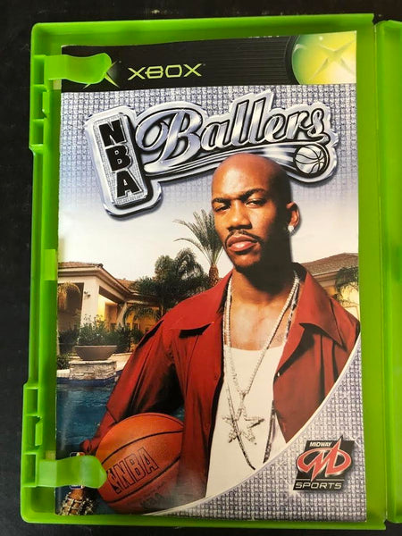 2004 XBOX MIDWAY NBA BALLERS FEATURING STEPHON MARBURY (INCLUDES GAME, BOOKLET, AND ORIGINAL BOX)