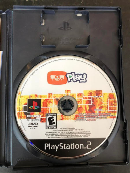 2003 PLAYSTATION 2 SONY EYE TOY PLAY (INCLUDES DISC, BOOKLET, AND ORIGINAL BOX)