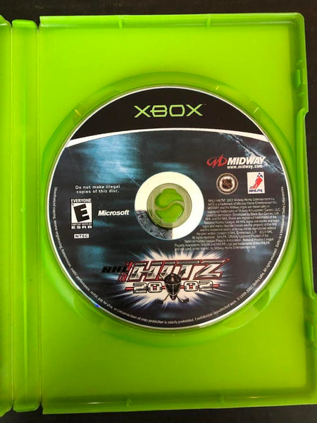2001 XBOX MIDWAY NHL HITZ 2002 (INCLUDES GAME, BOOKLET, AND ORIGINAL BOX)