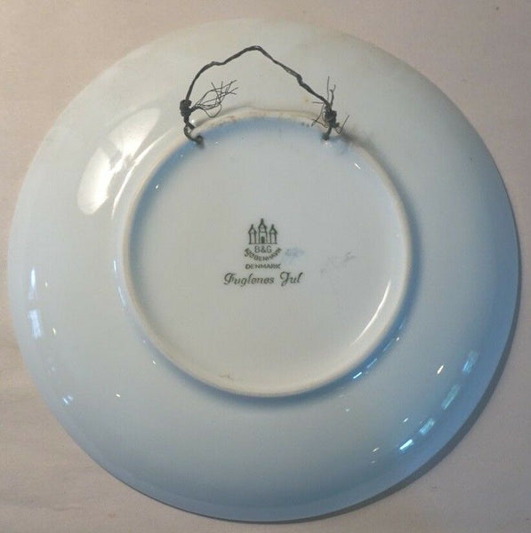1967, Bing & Grondhal Denmark Jule After Christmas Plate Fuglenes Jul