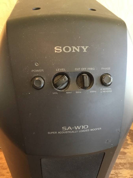 SONY AS-W10 SUPER ACOUSTICALLY LOADED POWERED WOOFER SERIAL #8924541