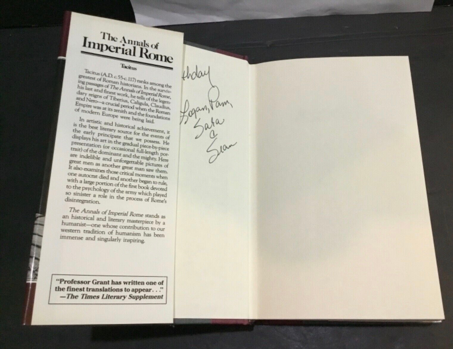 1993, The Annals of Imperial Rome, Tacitus, by Michael Grant, Translat –  The Oaks of Montgomery Antiques, image size:1520x1172