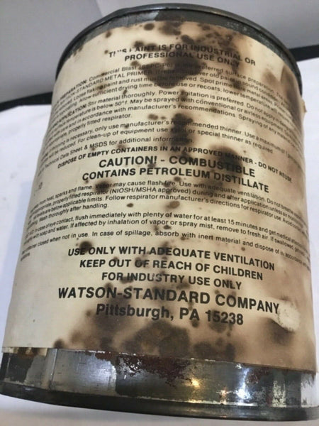 WATSON-STANDARD GULF NO.702 GLOSS ENAMEL BATTLESHIP GRAY 27-527A (FULL)